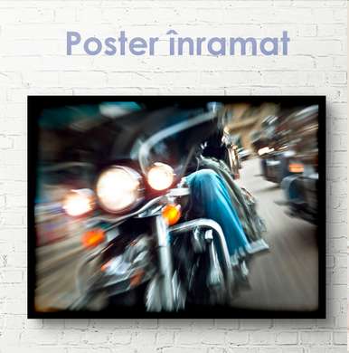 Poster - Mișcare lentă, 45 x 30 см, Panza pe cadru, Transport