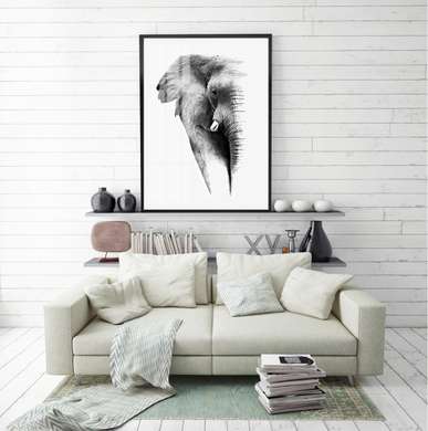 Poster, Elephant, 30 x 45 см, Canvas on frame