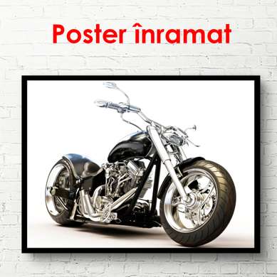 Poster - Motorcycle, 90 x 60 см, Framed poster, Transport