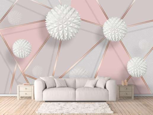 3D Wallpaper - Delicate geometry