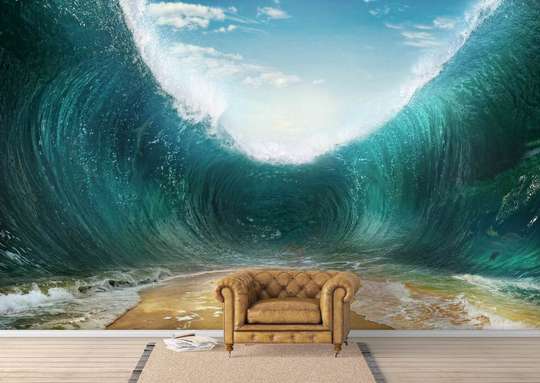 Wall Mural - Between the waves