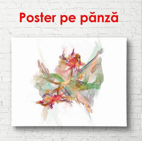 Poster - Abstract streaks, 90 x 60 см, Framed poster