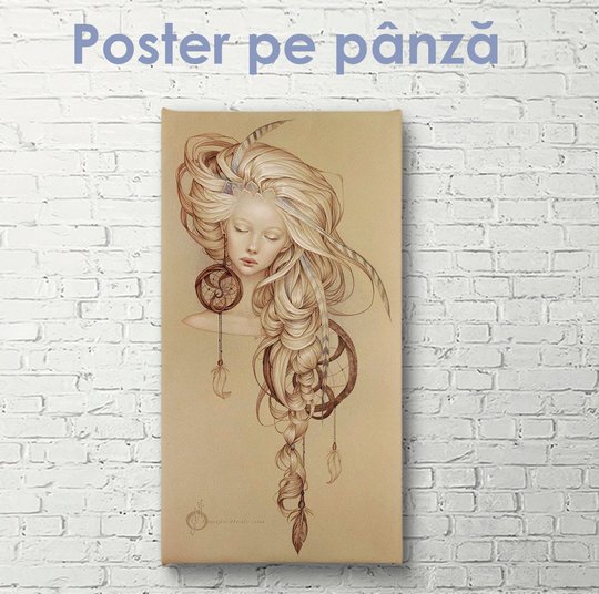 Poster, Fata visurilor, 30 x 90 см, Panza pe cadru