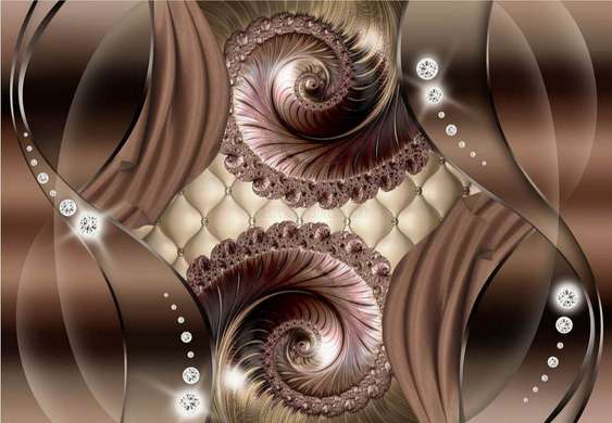 3D Wallpaper - Chocolate waves