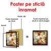 Poster - Abstract spots, 100 x 100 см, Framed poster, Vintage