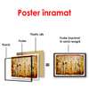 Постер - Ретро картина с историей на пергаменте, 90 x 60 см, Постер в раме, Винтаж