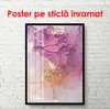 Poster - Golden highlights, 60 x 90 см, 45 x 90 см, Framed poster on glass