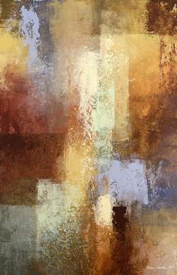 Fototapet - Un perete abstract în tonuri de culoare brună