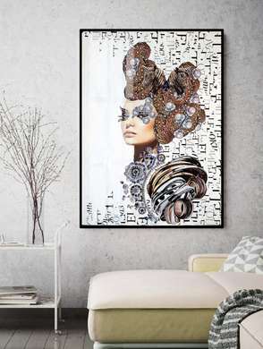 Poster - Glamor girl, 30 x 45 см, Canvas on frame
