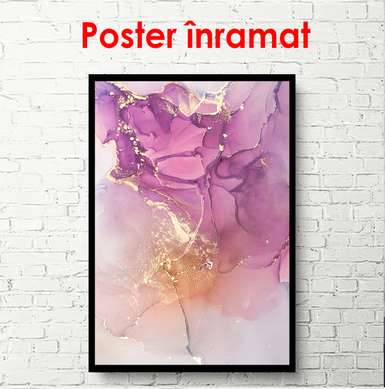 Poster - Golden highlights, 60 x 90 см, 45 x 90 см, Framed poster on glass