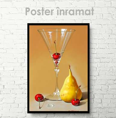 Poster - Cocktail, 30 x 45 см, Panza pe cadru