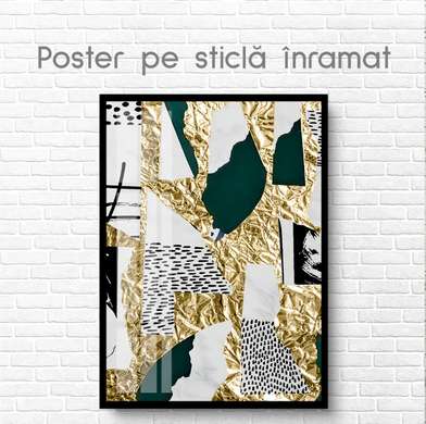 Poster - Art, 60 x 90 см, Framed poster on glass, Abstract
