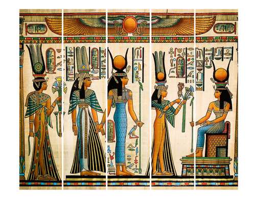 Paravan în stil egiptean., 3
