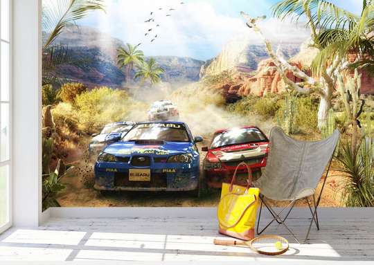 Wall Mural - Racing cars