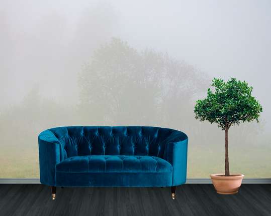 Wall Mural - Tree in the fog