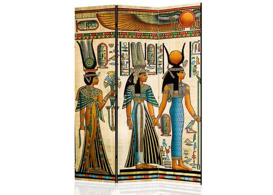 Screen with Egyptian style., 3