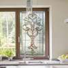 Window Privacy Film, Decorative stained glass window in classical style, 60 x 90cm, Matte, Window Film