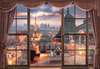 Wall mural - Evening view of Paris