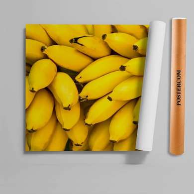 Stickere 3D pentru uși, Paradisul de banane, 60 x 90cm, Autocolant pentru Usi