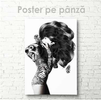 Poster - Glam, 60 x 90 см, Framed poster on glass