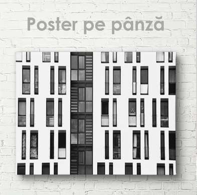 Poster - Element de clădire contemporană, 90 x 45 см, Poster inramat pe sticla