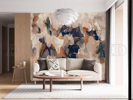 Wall mural - Beige and black colors