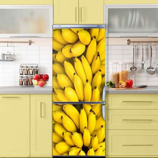 3Д наклейка на дверь, Банановый рай, 60 x 90cm