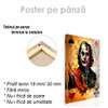 Poster - Game card with Joker, 60 x 90 см, Framed poster on glass, Famous People