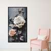 Poster - Roses with 3D effect, 60 x 90 см, Framed poster on glass, Flowers