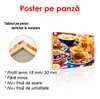 Poster - Mâncare Amercană, 90 x 60 см, Poster înrămat, Alimente și Băuturi