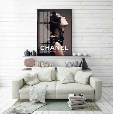 Poster - Coperta Chanel, 30 x 60 см, Panza pe cadru