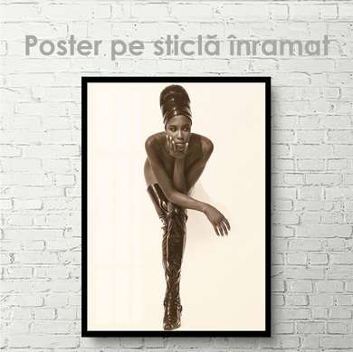 Poster - Afro art, 30 x 45 см, Canvas on frame, Nude