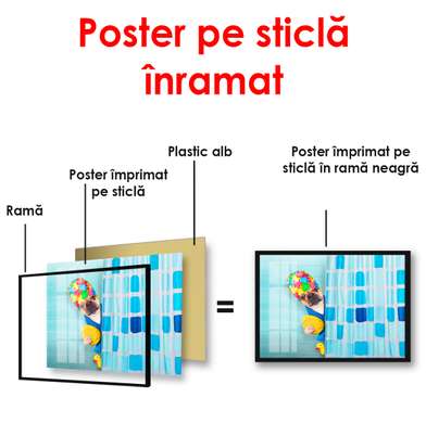 Poster - Surprise, 90 x 60 см, Framed poster, Different