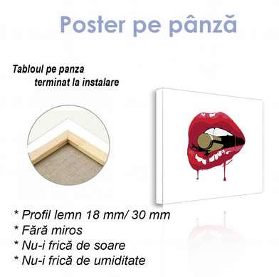 Poster - Glonţ, 40 x 40 см, Panza pe cadru