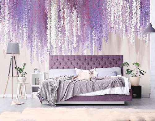 Wall Mural - Violet flowers