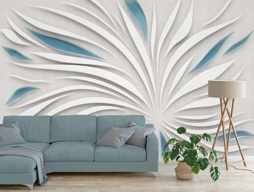 3D Wallpaper - Abstract flower with 3D effect