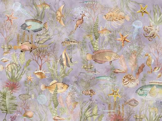 Wall Mural - Fish and marine life 1