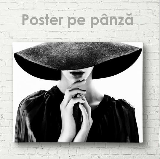 Poster - Pălăria, 45 x 30 см, Panza pe cadru