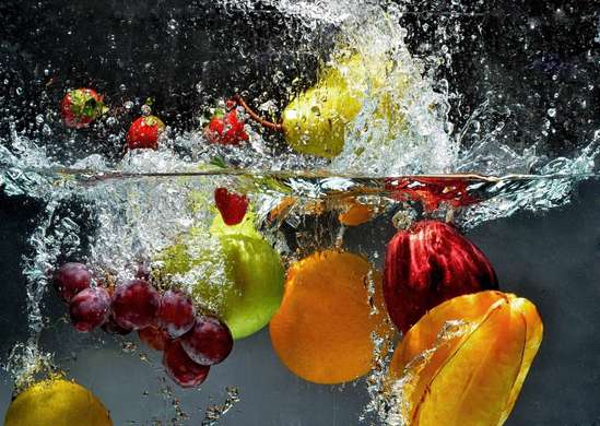 Fototapet - Fructe în apă