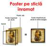 Постер - Маска Фараона, 100 x 100 см, Постер в раме, Винтаж