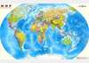 Fototapet - Harta lumii sub formă de sferă
