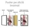 Poster - Fata in perspectiva, 60 x 90 см, Poster inramat pe sticla