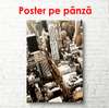 Постер - Вид сверху на небоскребы, 60 x 90 см, Постер в раме, Города и Карты