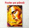 Poster - Chipul bărbatului, 60 x 90 см, Poster înrămat, Glamour