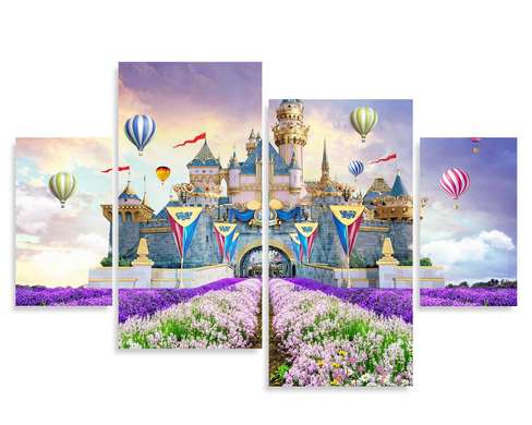 Modular picture, Fairy tale castle.