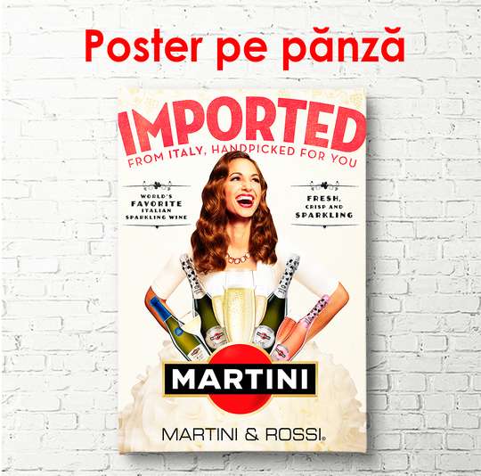Poster - Martini, 30 x 45 см, Canvas on frame