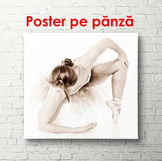 Poster - Ballerina, 100 x 100 см, Framed poster, Nude