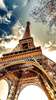 Poster - Eiffel Tower, 45 x 90 см, Framed poster on glass, Maps and Cities