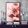 Poster - Pale pink peonies, 30 x 60 см, Canvas on frame, Botanical