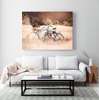 Poster - Bicycle in the park, 90 x 60 см, Framed poster, Vintage